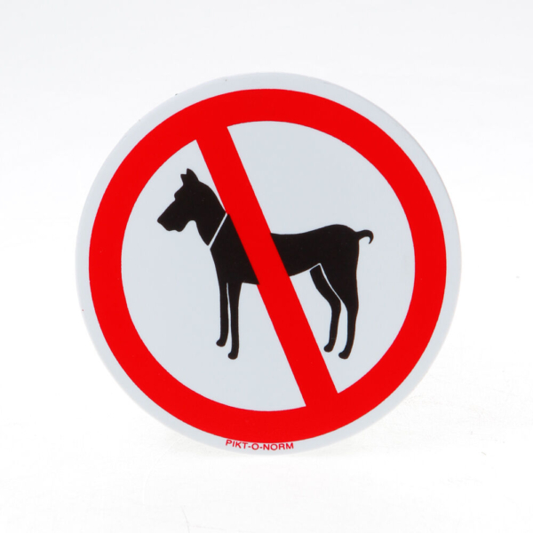 Verboden v. honden pp 90mm
