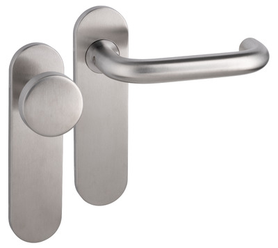 Chase PL kruk DIN R vaste knop blind RVS mat KS