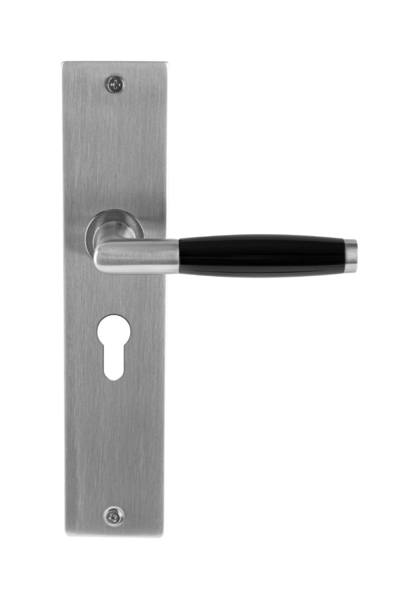 Deurklink Verto massief Ton Model op langschild PC55