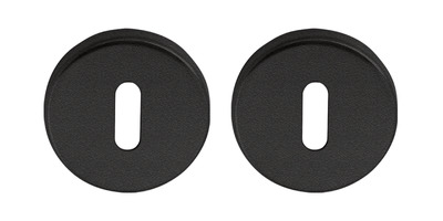 Sleutelrozet paar zonder nokken, zwart