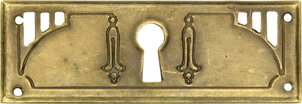 Sleutelplaat Art-Nouveau hor. MVB