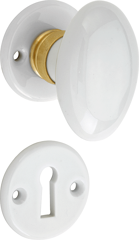 Knopg. porselein Evelyne SL MGO/wit