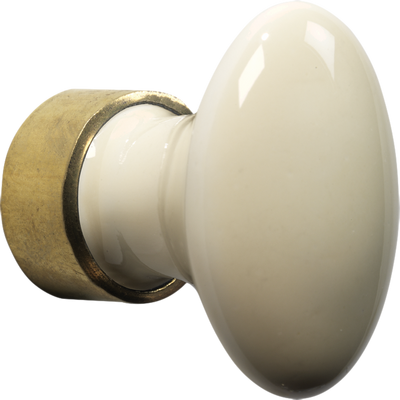 Meubelkn.pors.Ovaal 42mm MGO/ivoor