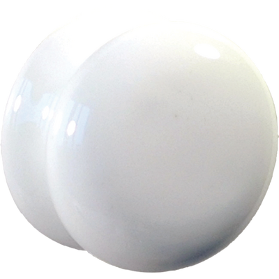 Commodeknop porselein 32mm wit