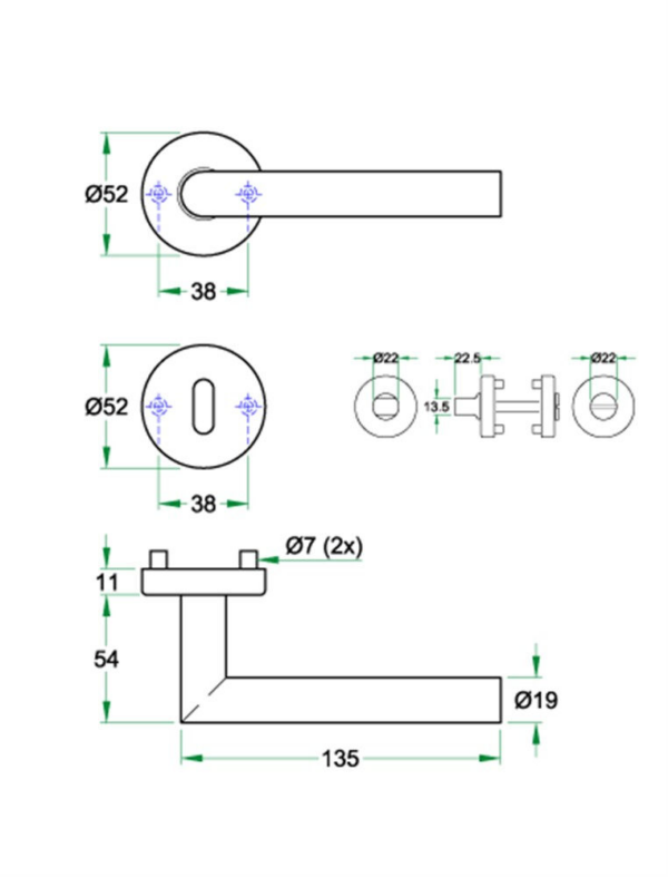 Krukgarn TIPO - rvs mat