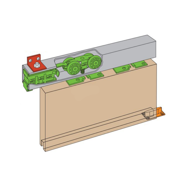 H100E/18-Verpakte Husky set, 1800mm staal - 100kg